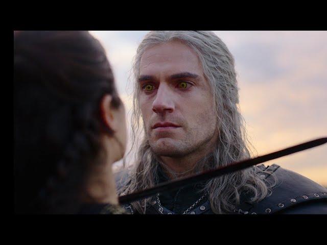 The Witcher: "Like father like daughter" (S02E07) scene