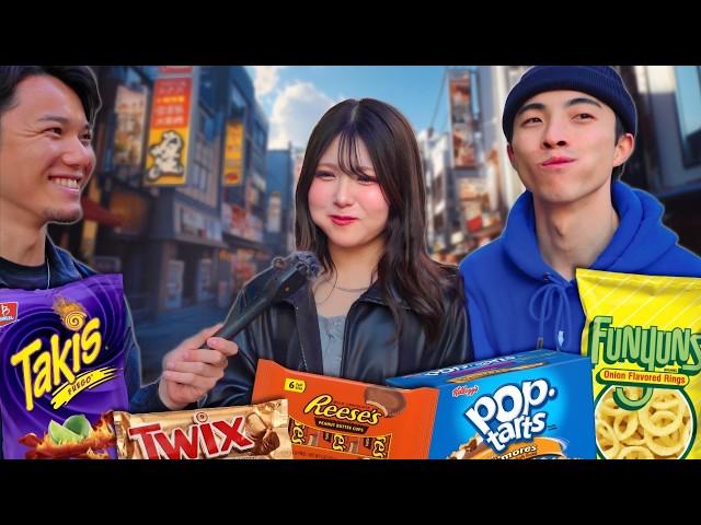 Japanese Try American Snacks For The First Time!