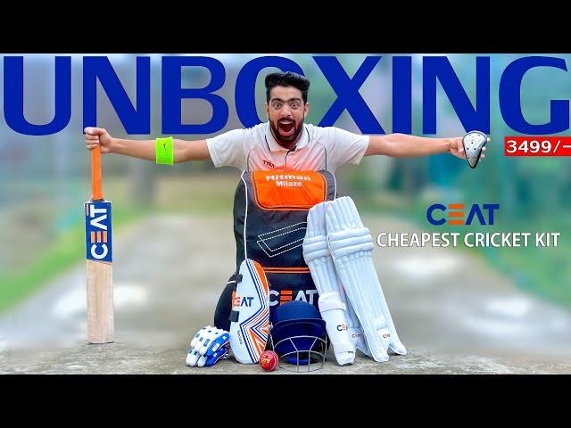 UNBOXING a New CEAT Cricket Kit | Full Size Cheapest Kit For Beginners