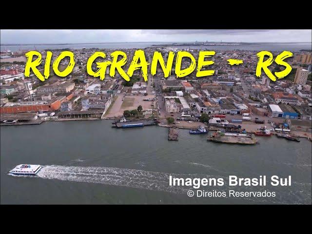 RIO GRANDE | Canal do Rio Grande, LAGOA dos PATOS | RS (Aéreas Drone  DJI Air 2 S)