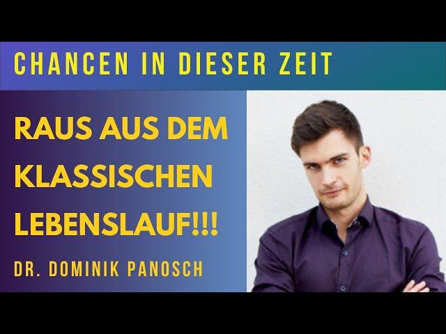 Interview mit Dr. Dominik Panosch. Unkonventionelle Lebensmodelle für mehr persönliche Freiheit.