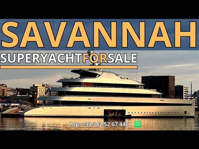 "For Sale: Savannah 83.5m Luxury Superyacht – Ultimate Luxury Awaits!"