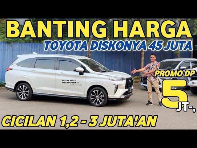 BANTING HARGA‼️PROMO DP 5 JUTA TOYOTA AVANZA VELOZ INNOVA REBORN  DISKON BESAR BUNGA KREDIT 0%