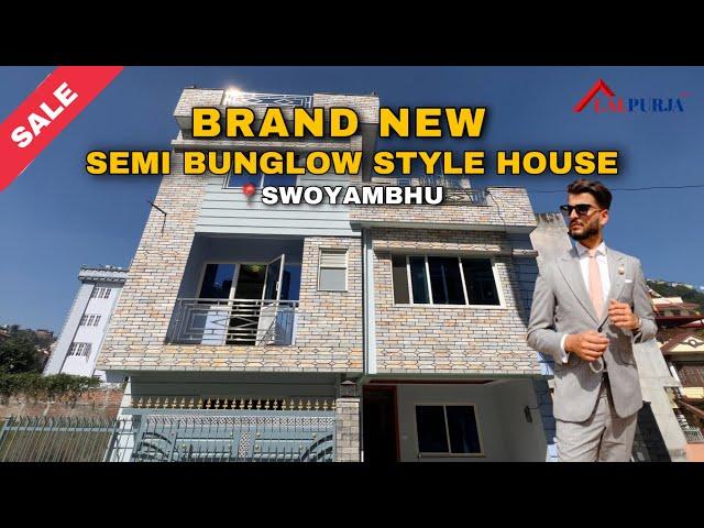 Brand New Semi Bunglow Style House on Sale at Swoyambhu | Lalpurja Nepal | Sanjaya Nepal