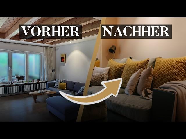 MAKE-OVER! Vom kalten Wohnzimmer in eine helle Wohlfühloase - und wie du das auch kannst!