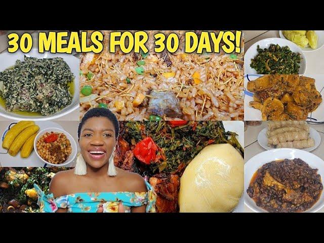 30 Cameroonian Food You Can Cook in 30|| Cameroonian Food Menu Plan|| Life in Douala Cameroon 