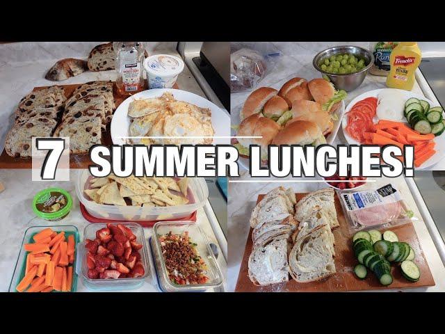 WEEK OF LUNCHES! | 7 SUMMERTIME EASY MEALS