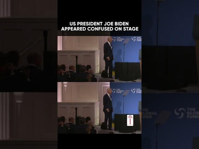 US President Joe Biden Gets 'Lost On Stage’ After Speech #shorts #viral