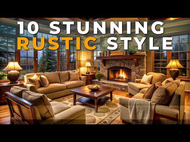 "Transform Your Home: 10 Stunning Rustic Style Interior Design Ideas!"