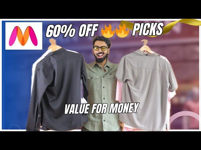 Crazy  60% off Myntra sale haul| adidas Samba, formal shirts, printed, jeans, pants