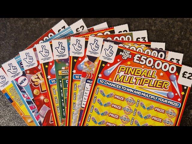 £20 Mix of Allwyn UK National Lottery Scratch Cards
