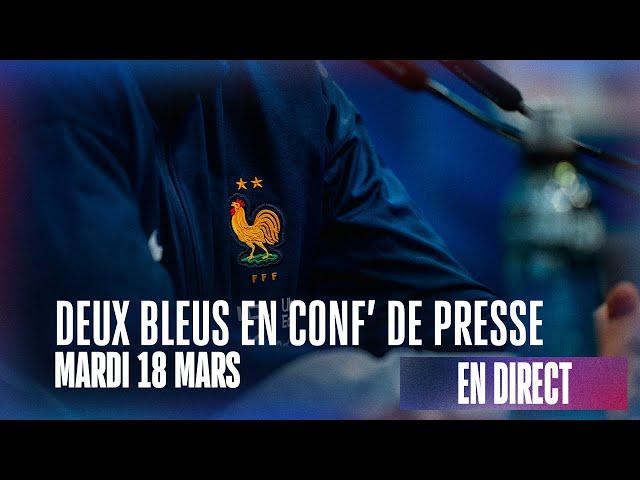 La conférence de presse des Bleus (16h)