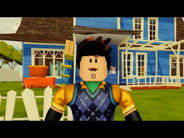 ROBLOX HELLO NEIGHBOR JUMPSCARES & WALKTHROUGH