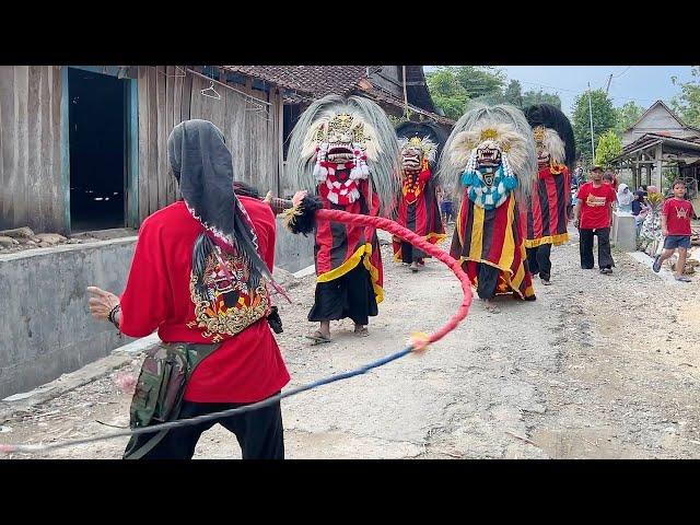 SERU !! Arak Arakan Barongan Blora & Reog Ponorogo Keliling Kampung Seni Barong Laskar Mudho