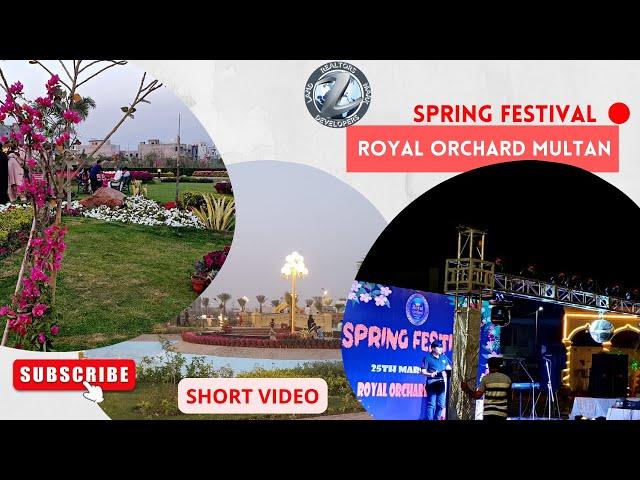 Spring Festival Event in Royal Orchard Multan