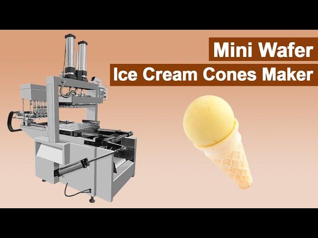 Wafer Ice Cream Cones Maker|Small Wafer Cone Cup Making Machine|Mini Snack Food Ice Cream Cone Maker