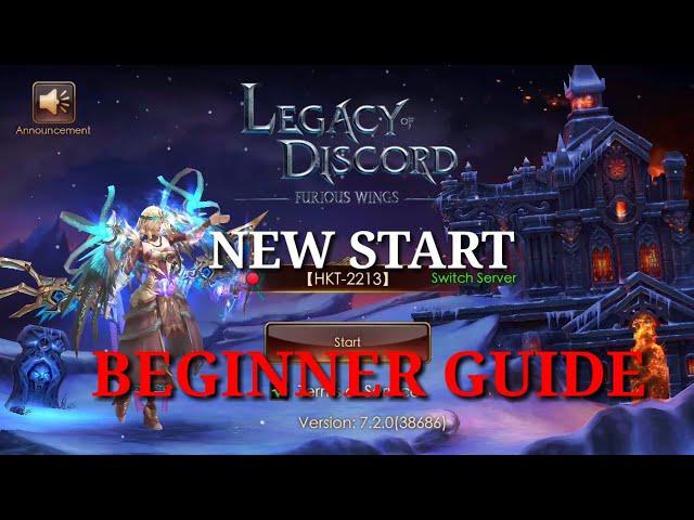 Starting new character | Beginner guide | Legacy of Discord