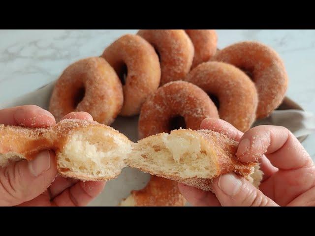 No Egg！ No Milk！ Extremely Soft and Fluffy Homemade Donuts! Incredibly Easy! Easy recipe for Vegans