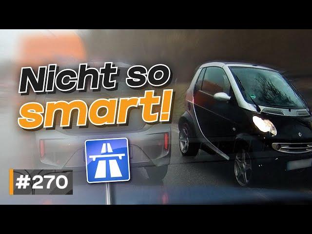 Wenden auf Autobahn, Geisterfahrer und verrückte Überholmanöver | #GERMAN #DASHCAM | #270