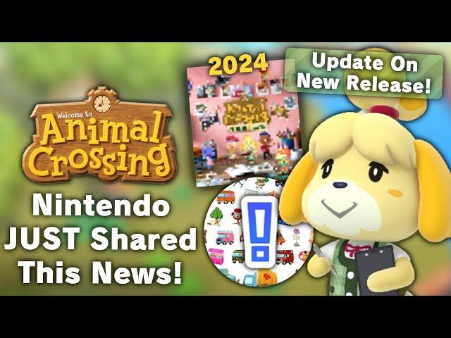 Nintendo Just Shared Update On New Animal Crossing Game!