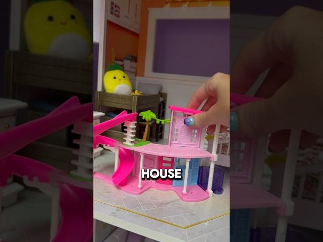 Mini Barbie Land doll house unboxing  #shorts #barbie