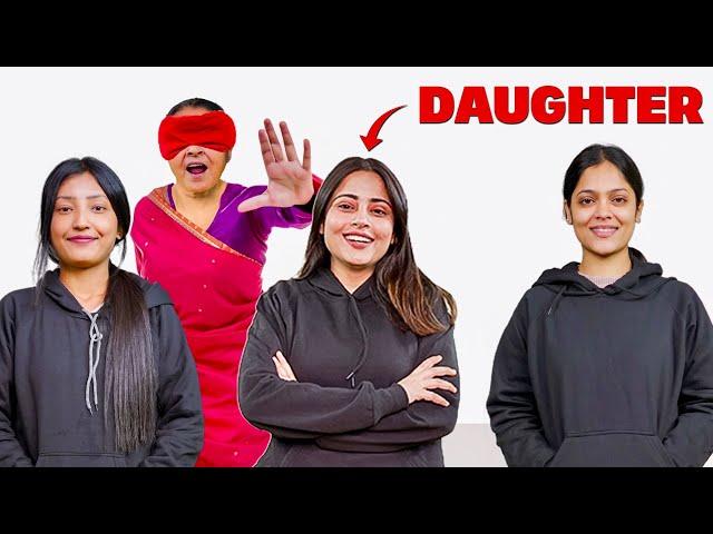 Mom Tries to Find Her DAUGHTER Blindfolded !