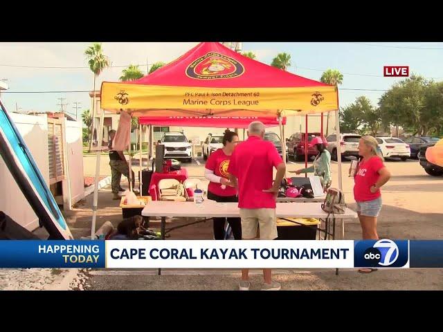 Second annual Cape Coral Kayak Event supporting the Marine Corps League