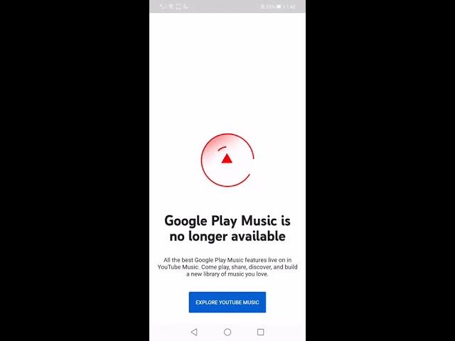 R.I.P google play music, you're were the only greates media ever then others in my opinion