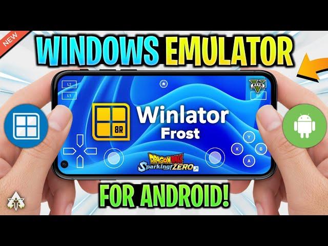  WINLATOR FROST V8.R1 - SETUP & GAMEPLAY | WHAT'S NEW? | BEST WINDOWS EMULATOR ANDROID