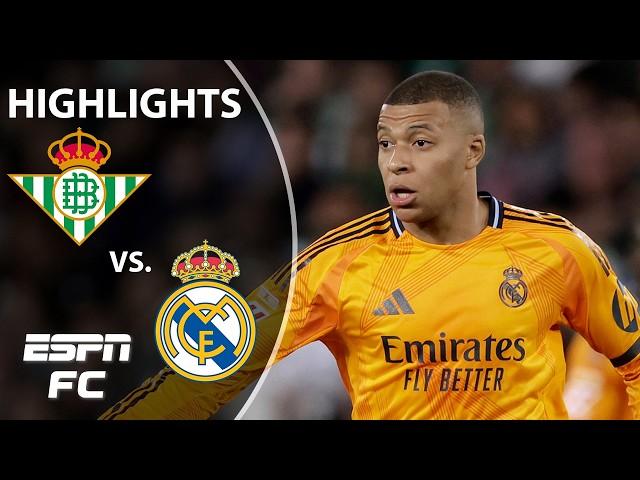 Isco scores vs. former club  Real Betis vs. Real Madrid | LALIGA Highlights | ESPN FC