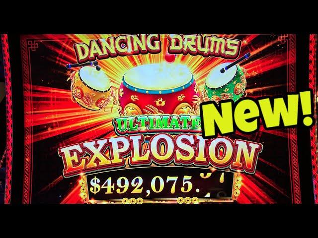 Lets check out the new Dancing Drums slot