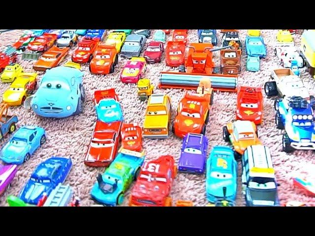 Disney Pixar Cars HUGE Collection Piston Cup Racers Thunder Hollow Mack Race Haulers too!