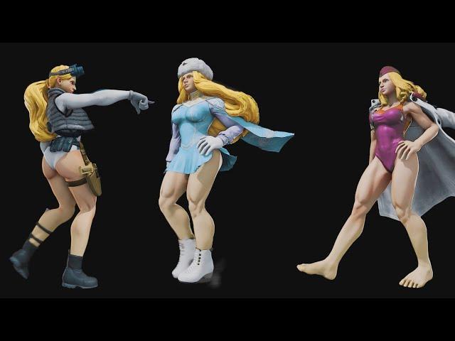 SFV:CE  KOLIN  all official costumes