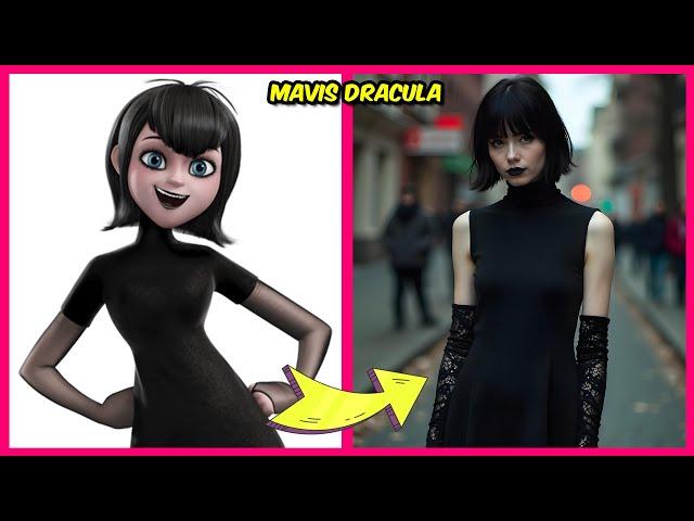 Hotel Transylvania Characters in Real Life and their Favorite DRINKS, FOODS & More! | Mavis