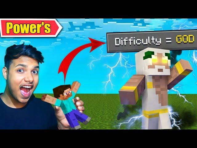 Minecraft God Gives Me Ultimate Powers ( part 1 )