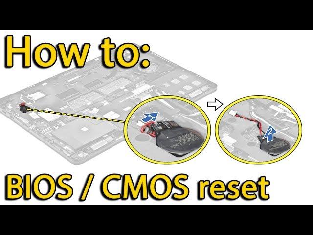 Reset BIOS settings Asus X551 | CMOS battery replacement