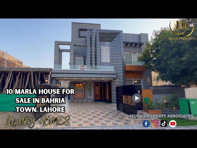 10 Marla Beautiful House for sale in Bahria Town Lahore || Live Visit || Musa Property Associates