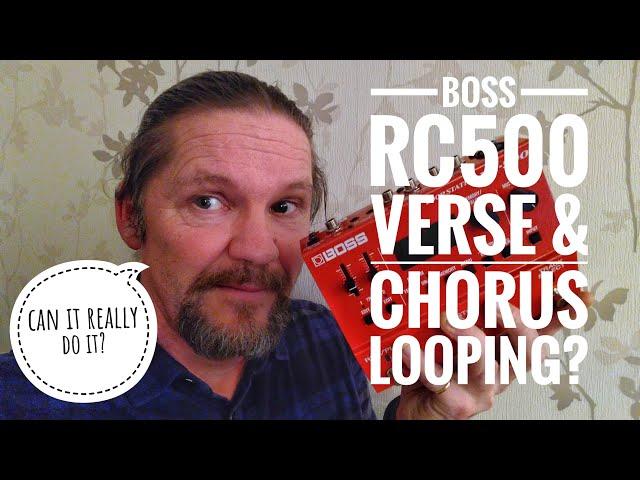 Boss RC500 serial verse-chorus loops. It can really do it!