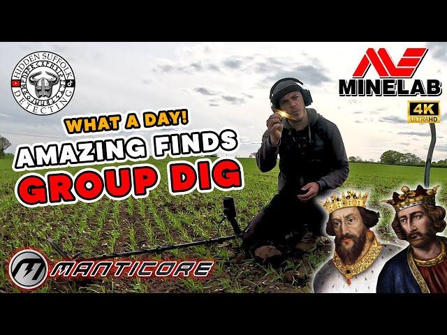 Amazing Finds On A Group Dig & On The Silver! I Metal Detecting UK I Minelab Manticore I XP Deus 2