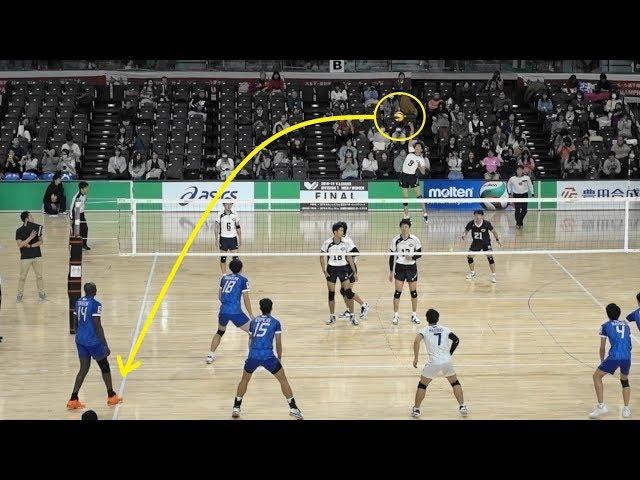 Chuo Univ vs OitaMiyoshi 2nd set: Emperor's Cup All Japan Volleyball Championship 2018