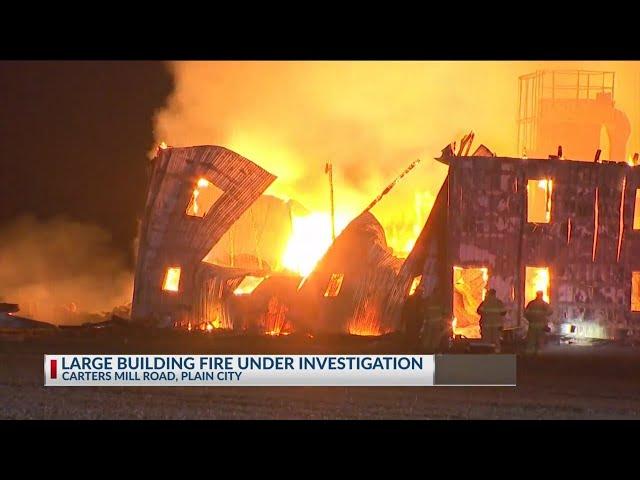 NBC4 Midday Whitmer Woodworks fire update