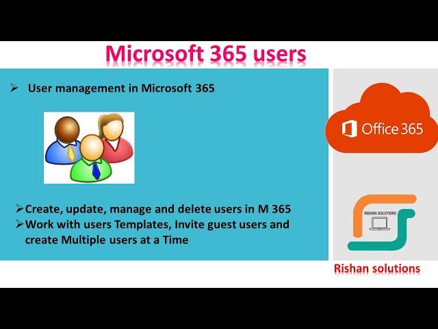 Complete Guide on Microsoft 365 users