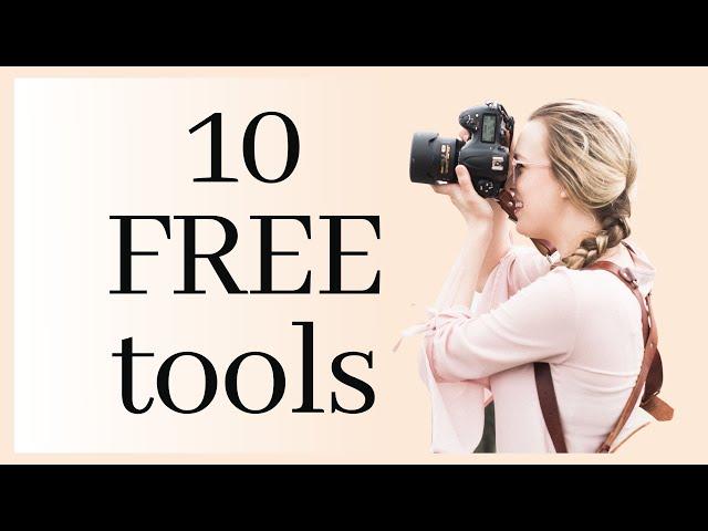 10 FREE Tools to use When Starting a Photography Business