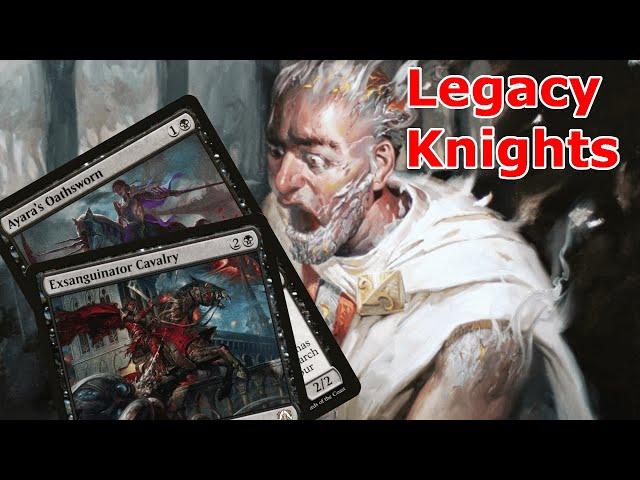 THEY GOT SO BIG!  Mono Black Knights (Legacy Mono Black Knight Tribal- Legacy MTG)