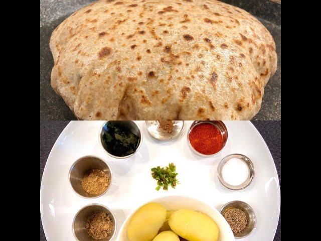 Алу паратха - Чапати с картофельной начинкой/ Aloo Paratha