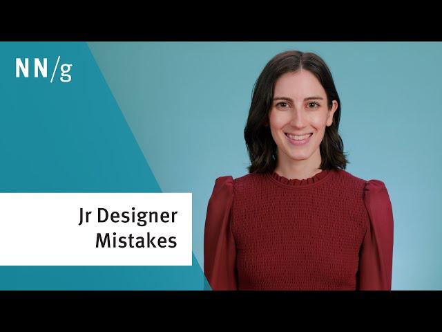 5 Common Mistakes Junior Designers Make