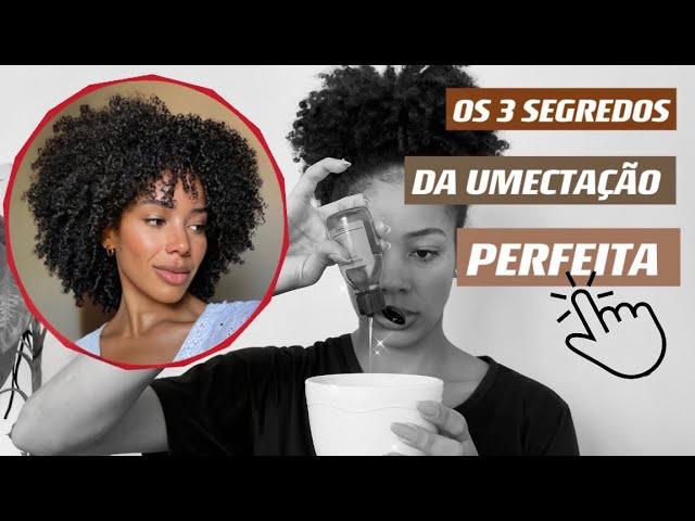 Forma CORRETA de fazer umectação! | Cabelo cacheado e crespo