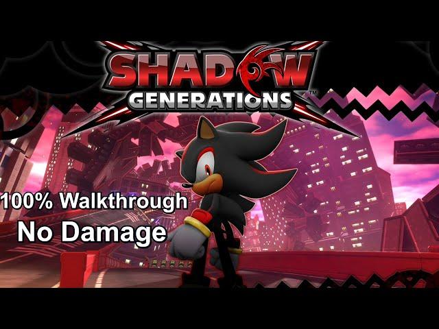 Shadow Generations - 100% Full Game Walkthrough (No Damage / S Ranks / All Keys & Collectibles)