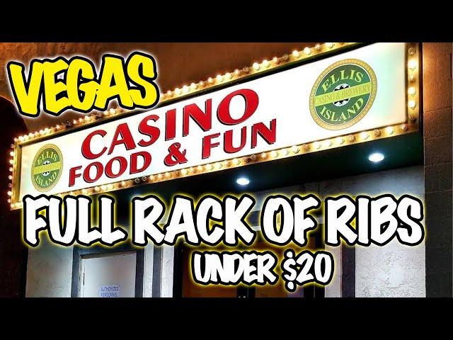 Cheapest Full RACK of Ribs in town! | Ellis Island BBQ Restaurant