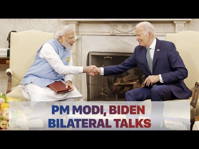 PM Modi, Joe Biden Hold Bilateral Talks At White House | PM Modi US Visit | NDTV 24x7 Live TV